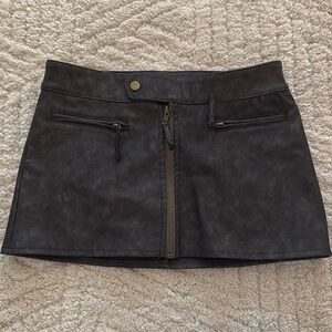 Edikted leather skirt